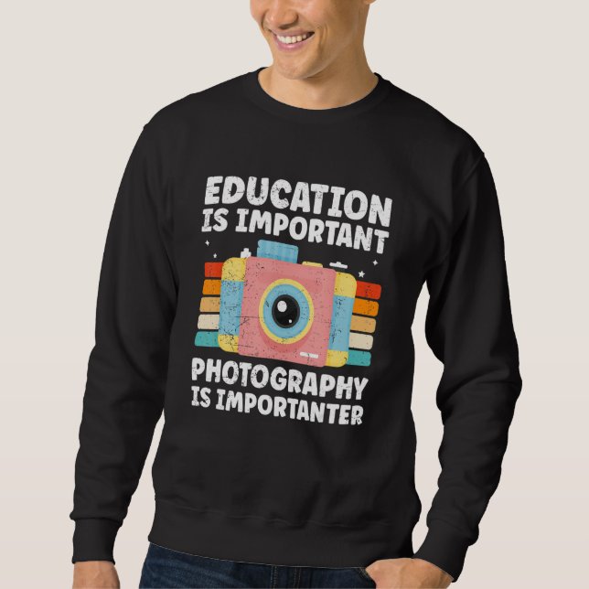 Sudadera Photographer Camera Cool Nature Photography (Anverso)