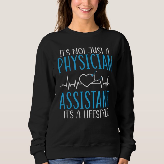 Sudadera Physician Assistant Pa Emergency Medical (Anverso)