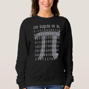 Sudadera Pi 100 Dígitos De Gee Gracioso De Ciencia De Matem