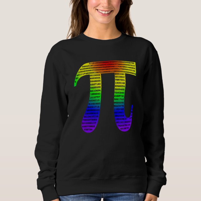 Sudadera Pi Day 3 14 Lgbt Gay Lesbian Rainbow Funny Amas (Anverso)
