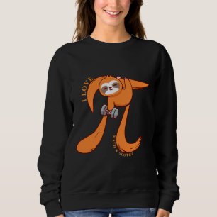 Sudadera Pi Day I Love Math Sloth
