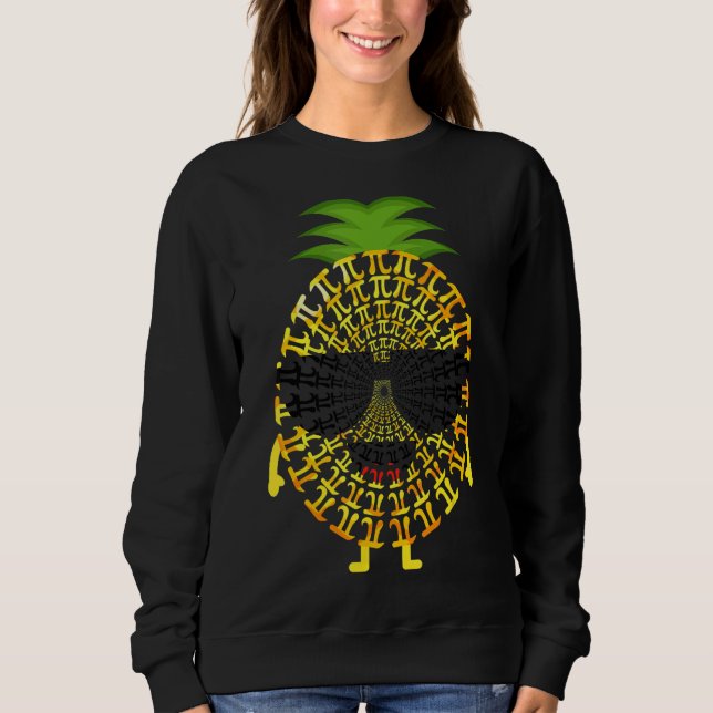 Sudadera Pi Day Pineapple 3,14 Pi Symbol Math Profesores Pa (Anverso)