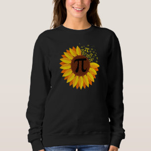 Sudadera Pi Day Sunflower Pi Número Símbolo Matemática de m