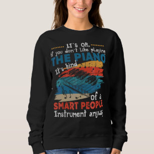 Sudadera Pianista músico musical pianista de instrumentos m