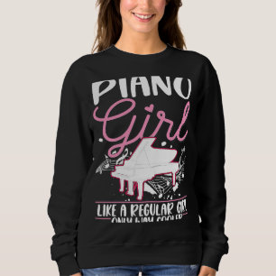 Sudadera Piano Chica Pianista Pianista Jugador