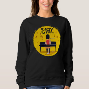 Sudadera Piano Chica Profesional Músico Instrumental musica