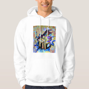 Sudadera Piano coloreado Digital enrrollado