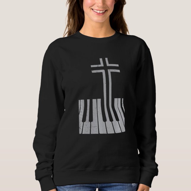 Sudadera Piano Cross   (Anverso)