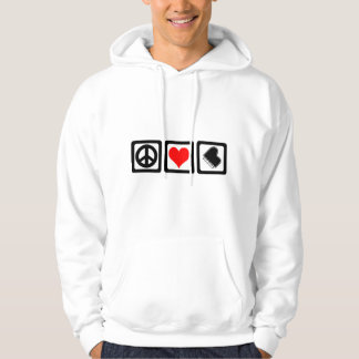 Sudadera Piano del amor de la paz