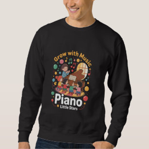 Sudadera Piano Jugador Crecer CON MÚSICA Tiny Stars Kids Pr