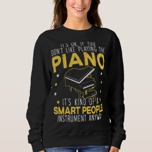 Sudadera Piano Jugador Músico Instrumento musical Pianista 