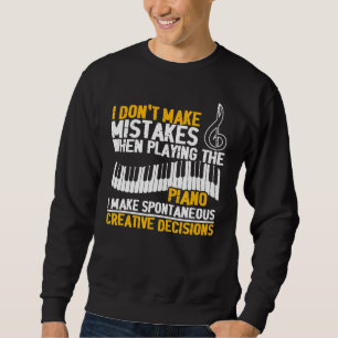 Sudadera Piano Jugador Pianista Instrumento Musical M