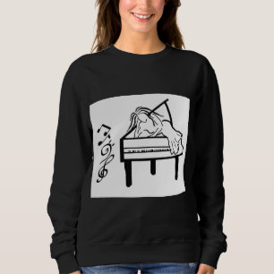 Sudadera Piano Lady