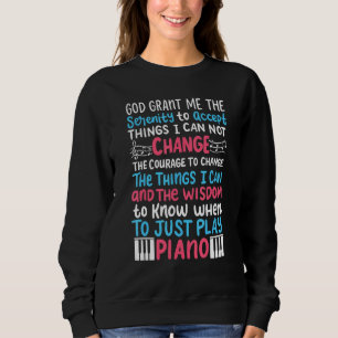 Sudadera Piano Música Cristiana Jesús Pianista Jugador de P