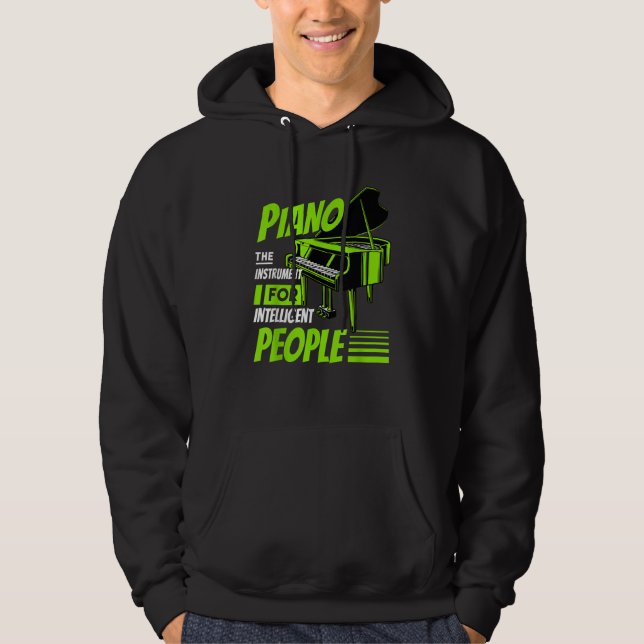 Sudadera Piano Pianist Music Keyboard Musician Quote Gag Ou (Anverso)