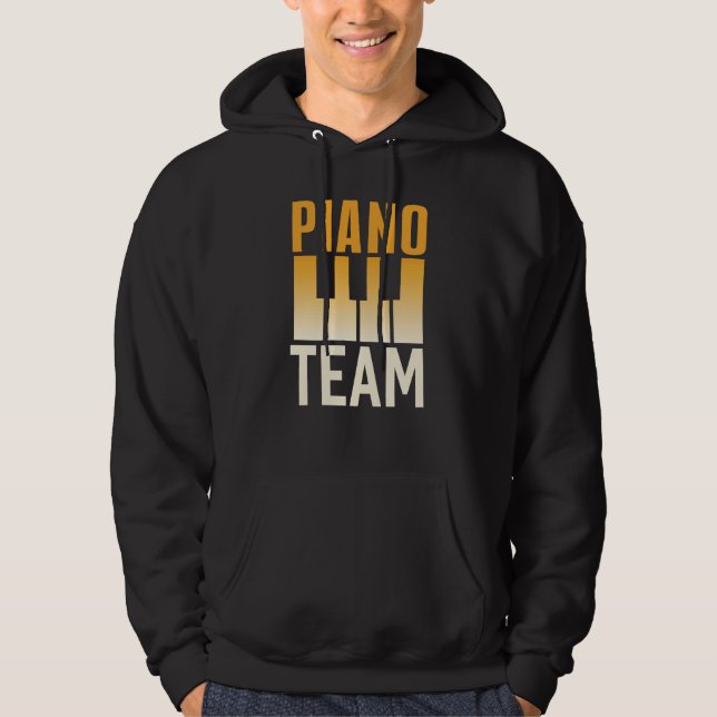 Sudadera Piano Team Instrument Player Musician Pianist (Anverso)