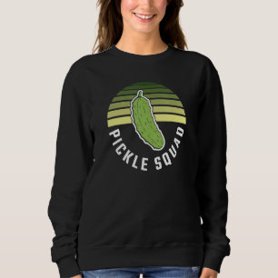 Sudadera Pickle Cucumber Vegan Squad Green Pickle