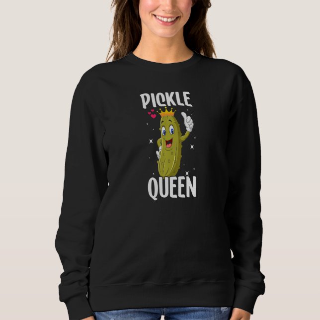 Sudadera Pickle queen girls Cucumber (Anverso)
