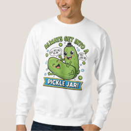 Sudadera Pickle Trouble Tee – Cartoon Pun