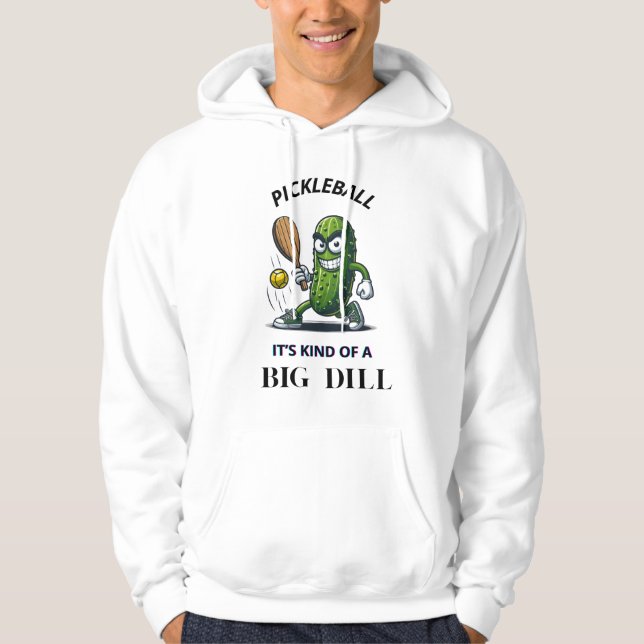 Sudadera Pickleball Big Dill - Funny Sports Tee (Anverso)