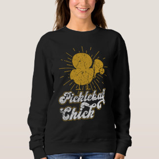 Sudadera Pickleball Chick Retro Vintage  7