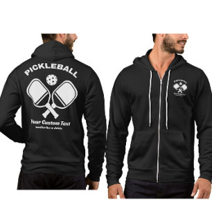 Sudadera Pickleball Club Paddle & Ball Personalizado