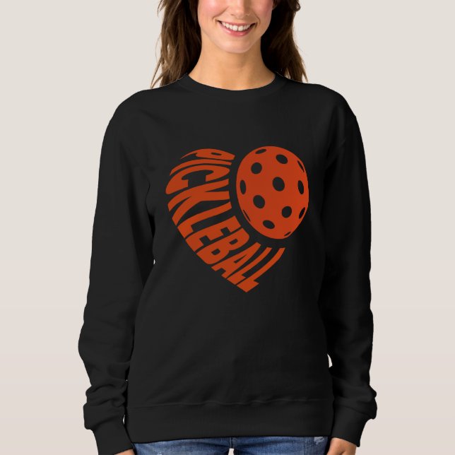 Sudadera Pickleball Love Heart Happy Valentineu2019s Day Me (Anverso)