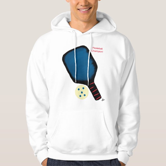 Sudadera Pickleball Mens Sweatshirt Hoodie (Anverso)