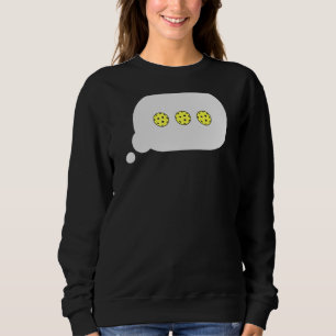 Sudadera Pickleball Mensajes de texto Chat Bubble Picklebal