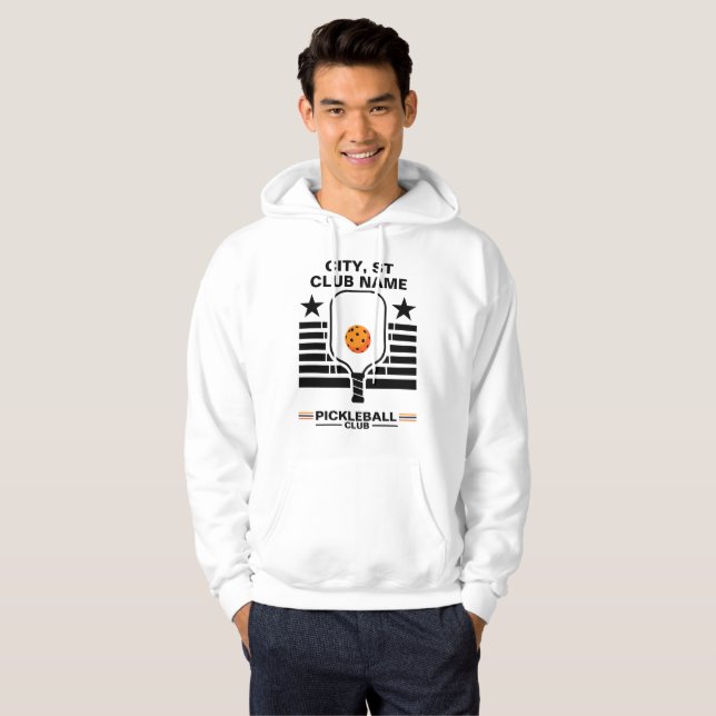 Sudadera Pickleball Nombre Personalizado Pickleball (Anverso completo)