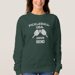 Sudadera Pickleball Paddle & Ball Bend Oregon USA Personali