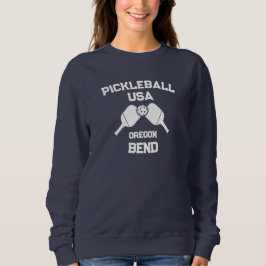 Sudadera Pickleball Paddle & Ball Bend Oregon USA Personali
