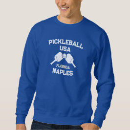 Sudadera Pickleball Paddle Ball Nápoles Florida Personaliza