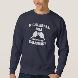 Sudadera Pickleball Paddle & Ball Salisbury Maryland Person