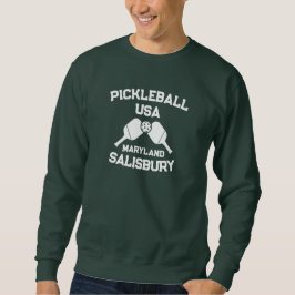 Sudadera Pickleball Paddle & Ball Salisbury Maryland Person