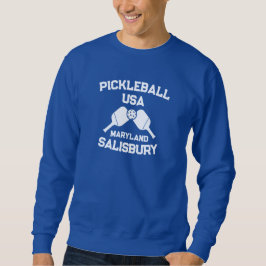 Sudadera Pickleball Paddle & Ball Salisbury Maryland Person