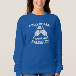 Sudadera Pickleball Paddle & Ball Salisbury Maryland Person