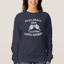 Sudadera Pickleball Paddle Ball Santa Barbara CA Personaliz