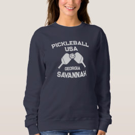 Sudadera Pickleball Paddle & Ball Savannah Georgia Personal