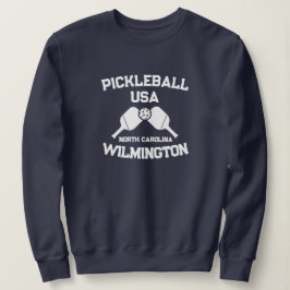 Sudadera Pickleball Paddle Ball Wilmington NC Personalizado
