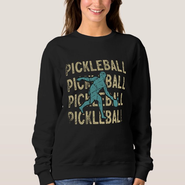 Sudadera Pickleball Pickleball Retro Vintage 70's 80's  7 (Anverso)