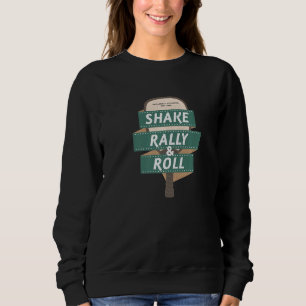 Sudadera Pickleball Player Sake Rally Retro Paddle Vintage
