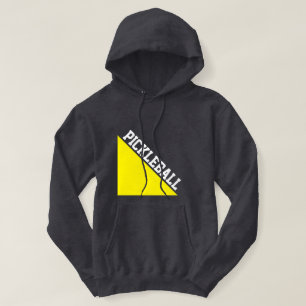 Sudadera PICKLEBALL Texto Brillante Amarillo Válido Vestido