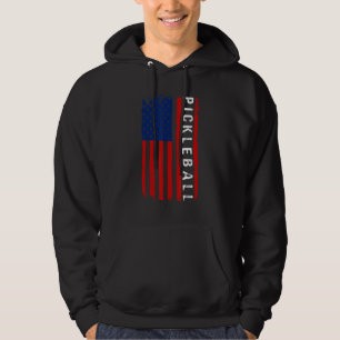 Sudadera Pickleball USA Bandera Americana Jugador de EE. UU
