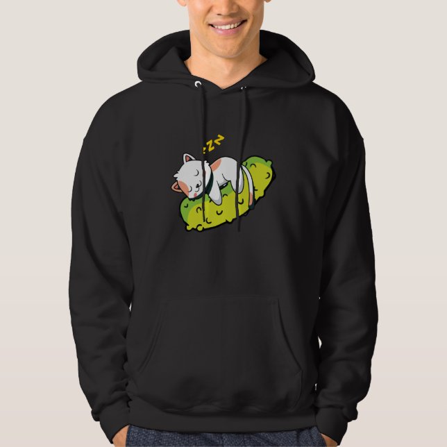 Sudadera Pickles Cat Cucumber Gherkin Children (Anverso)