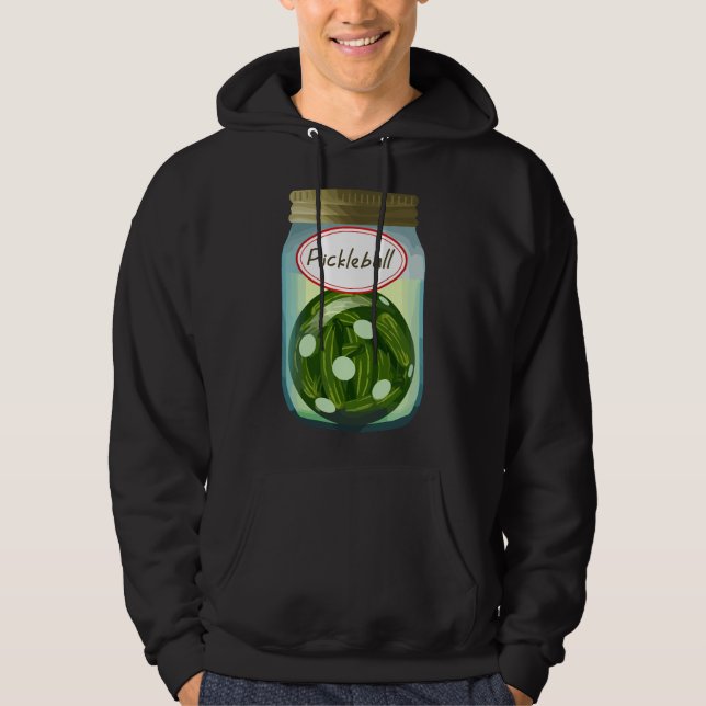 Sudadera Pídelot de pepinillo en un frasco. (Anverso)
