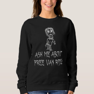 Sudadera Pídeme sobre la palabra del disfraz de Halloween d