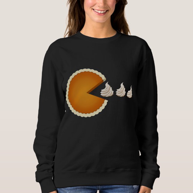 Sudadera Pie de calabaza Divertido matemático disfraz de Ha (Anverso)