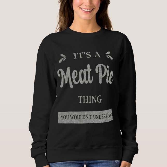 Sudadera Pie de carne Australia Alimentos favoritos austral (Anverso)