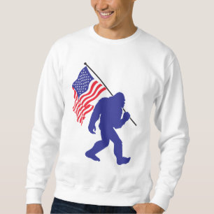 Sudadera Pie gigante con la bandera estadounidense